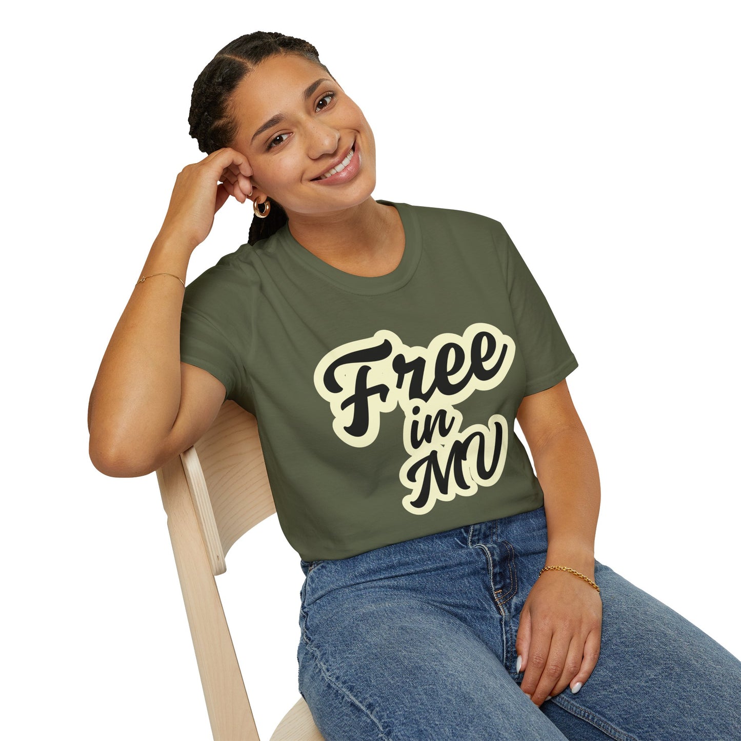 "Free in MV" T-Shirt — Tribute to Black Freedom In Martha's Vineyard