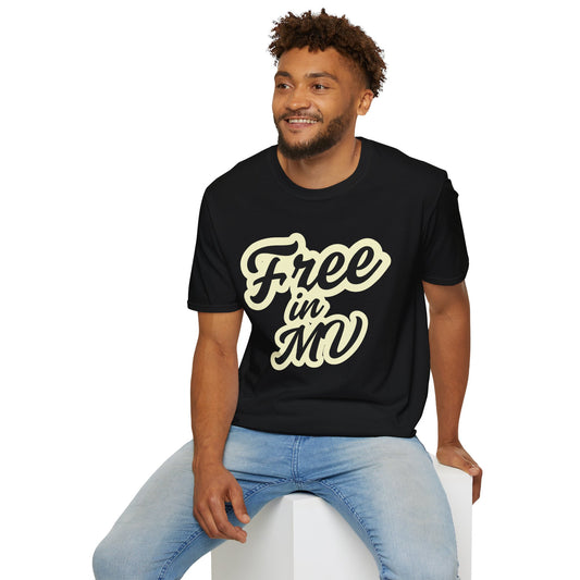 "Free in MV" T-Shirt — Tribute to Black Freedom In Martha's Vineyard