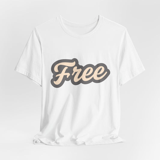 Give Us Free Neutral and Gray print
