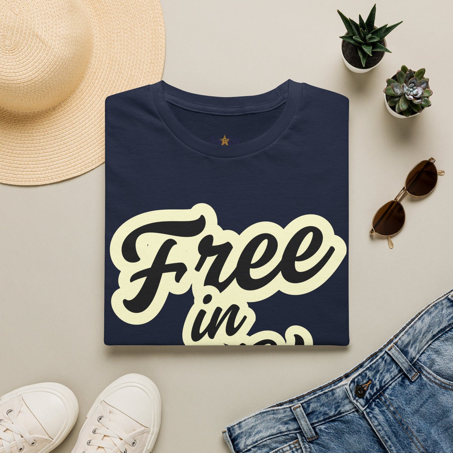 "Free in MV" T-Shirt — Tribute to Black Freedom In Martha's Vineyard