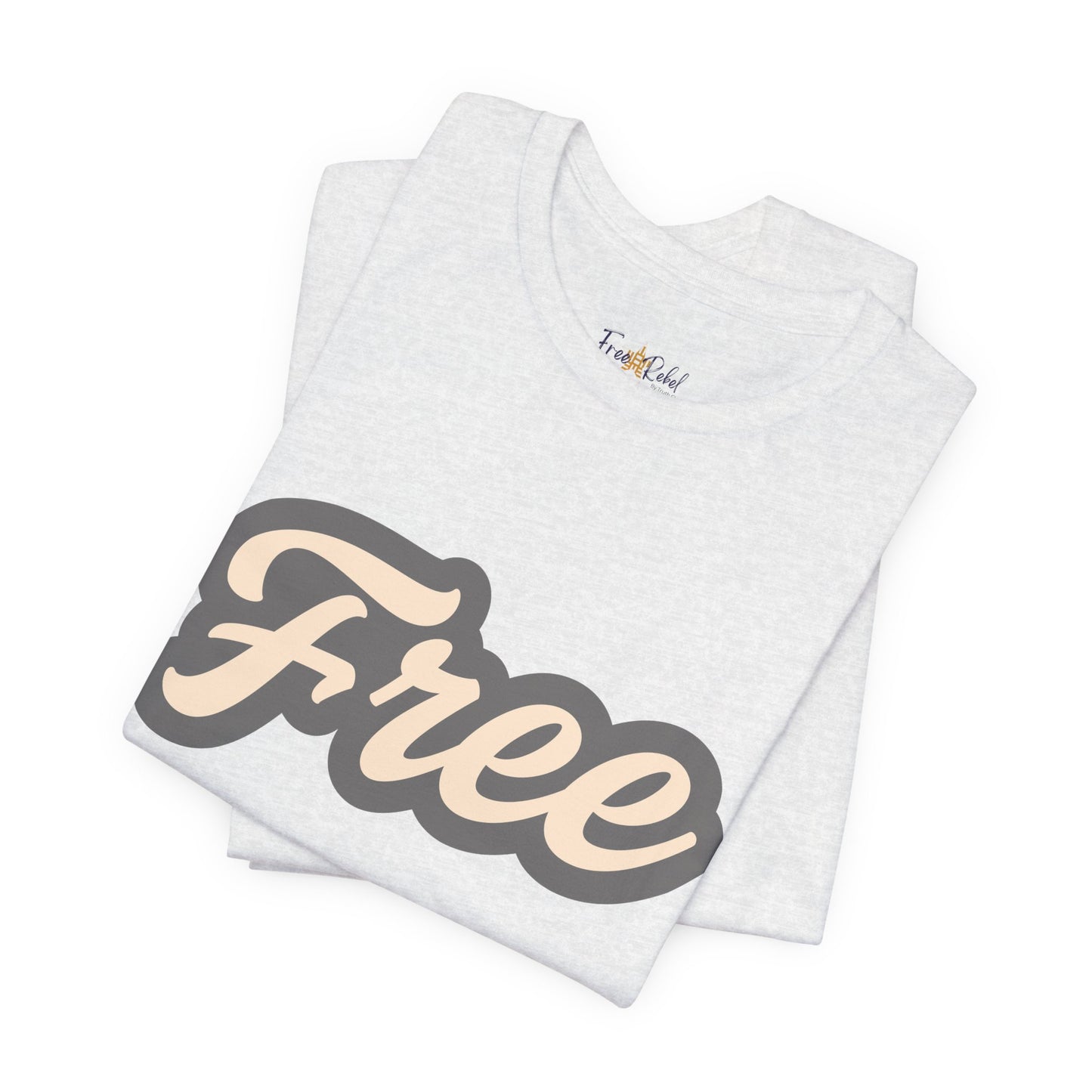 Give Us Free Neutral and Gray print
