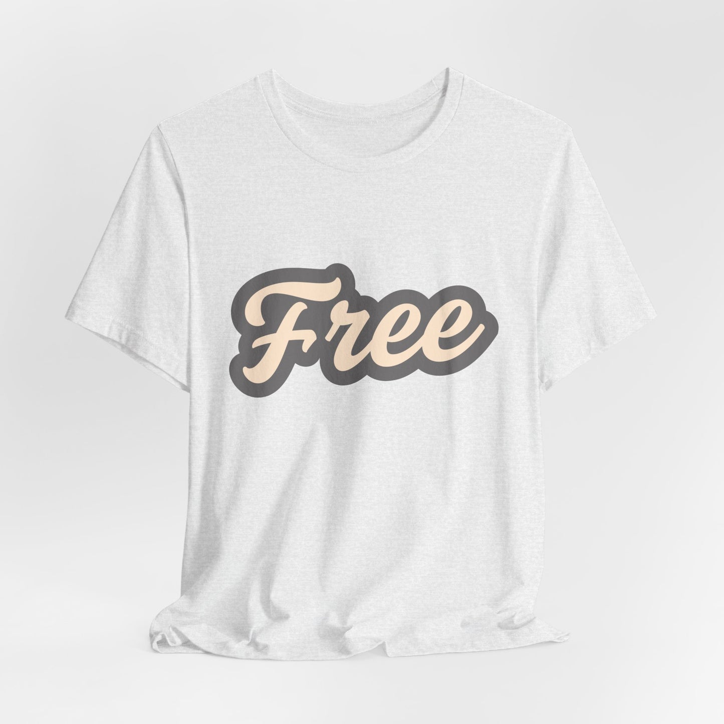 Give Us Free Neutral and Gray print